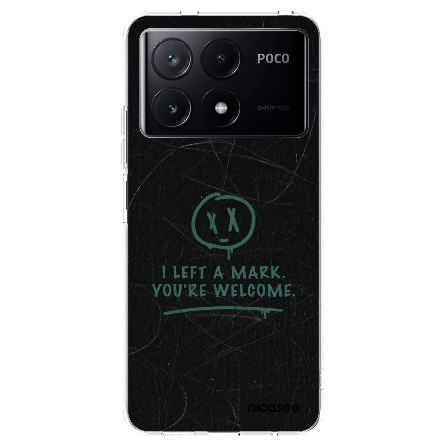 Picasee husă transparentă din silicon pentru Xiaomi Poco X6 Pro - LEFT A MARK