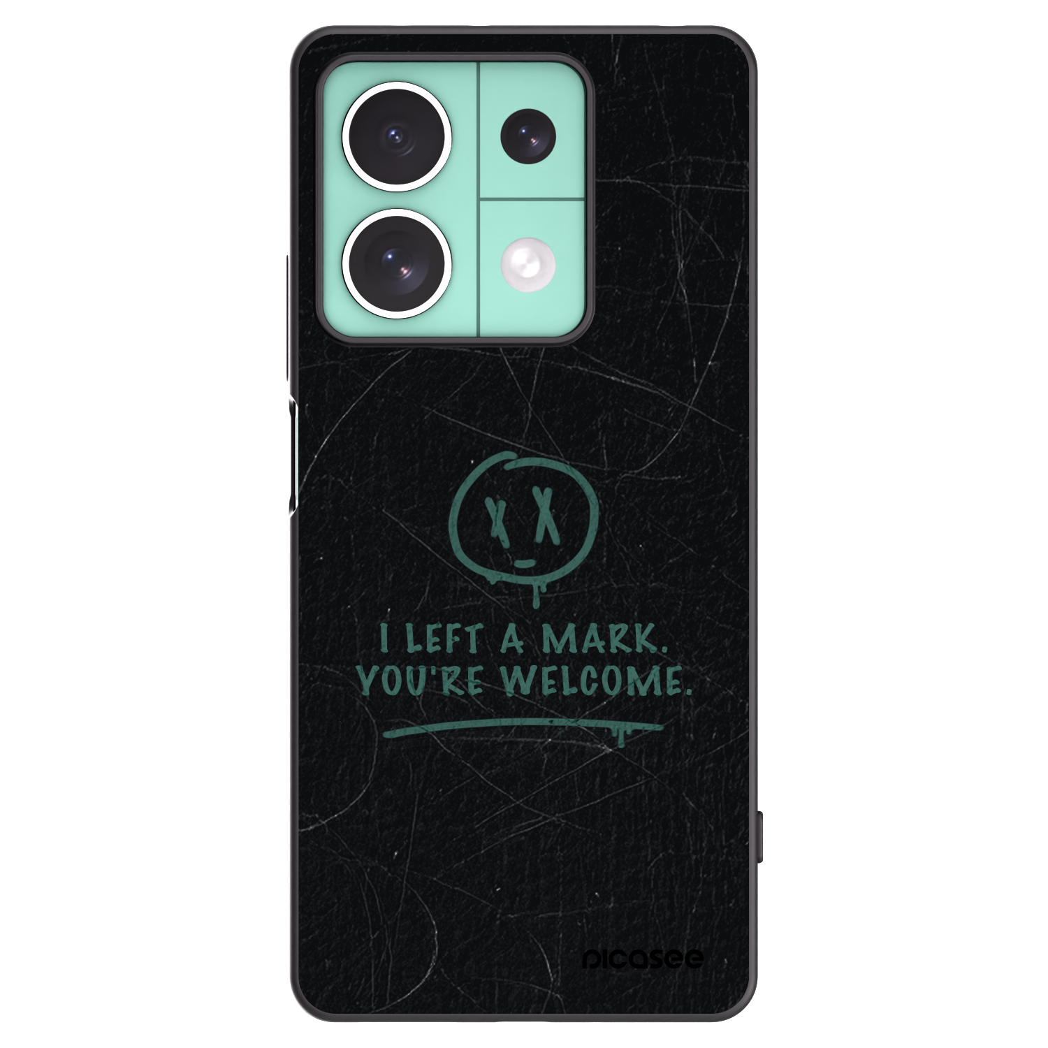 Picasee husă neagră din silicon pentru Xiaomi Redmi Note 13 5G - LEFT A MARK
