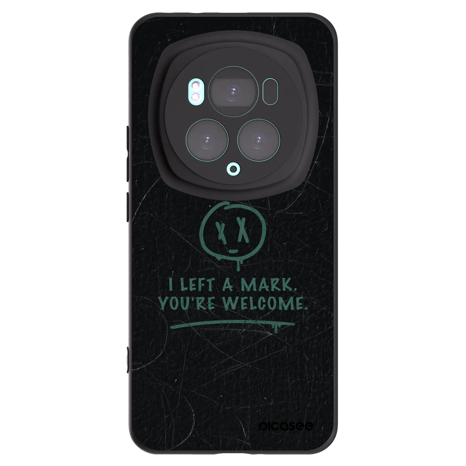 Picasee husă neagră din silicon pentru Honor Magic6 Pro - LEFT A MARK