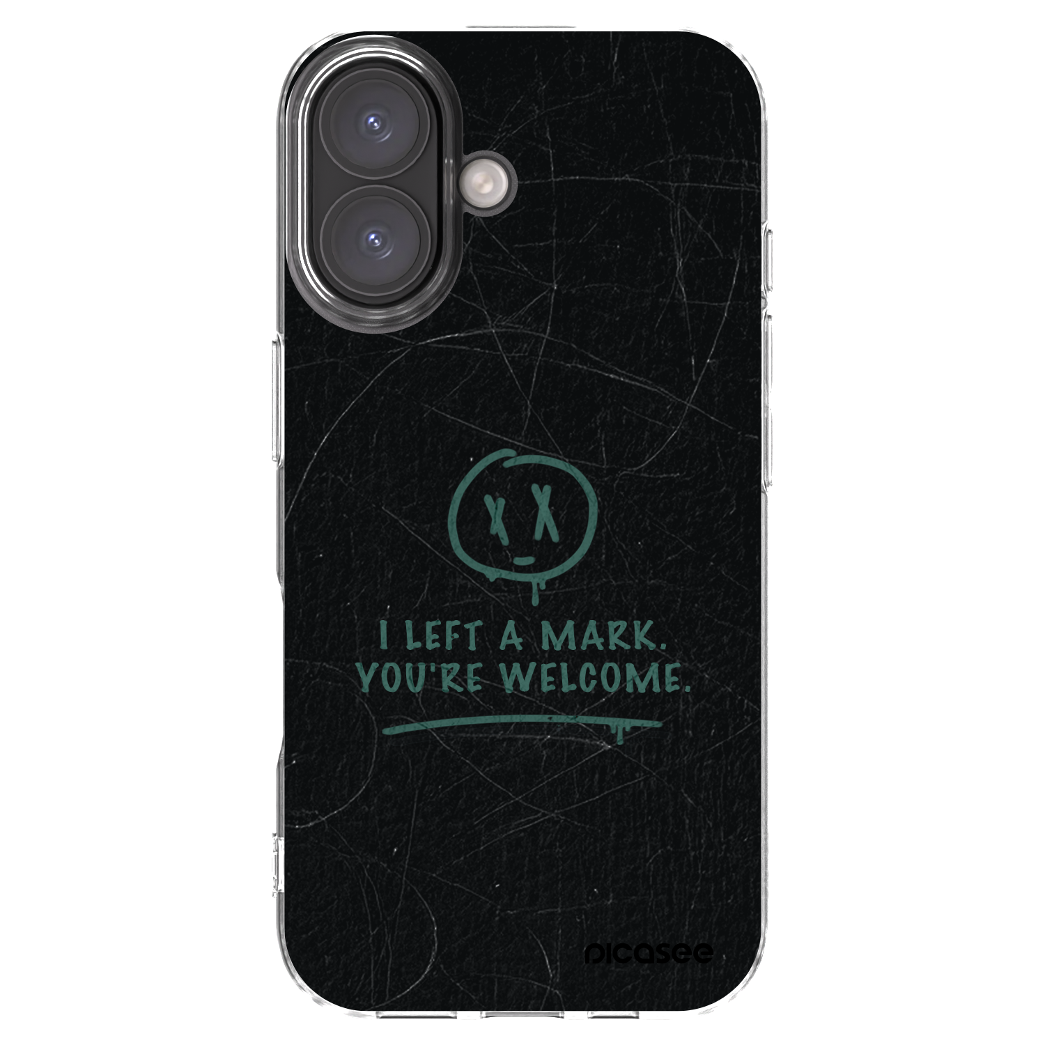 Picasee husă transparentă din silicon pentru Apple iPhone 16 - LEFT A MARK