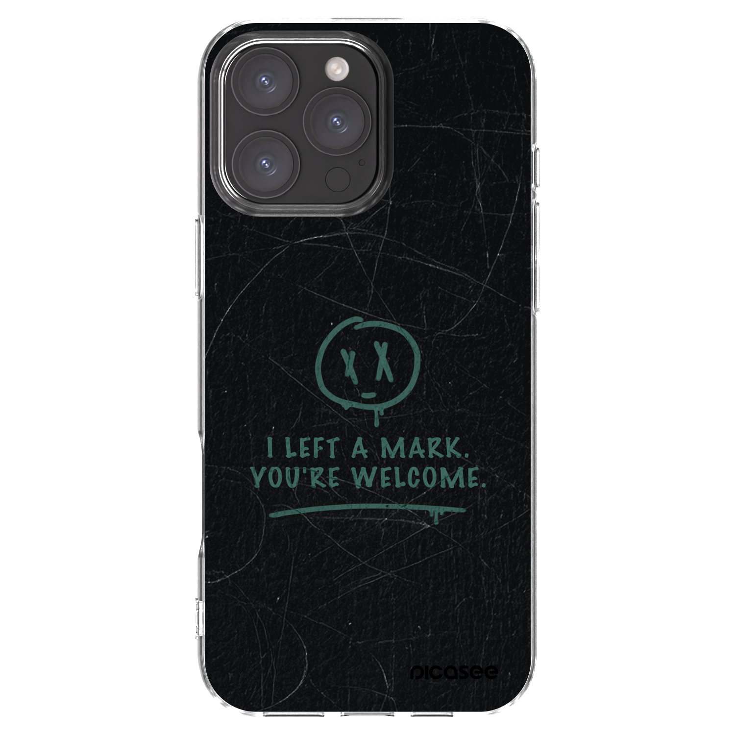 Picasee husă transparentă din silicon pentru Apple iPhone 16 Pro Max - LEFT A MARK