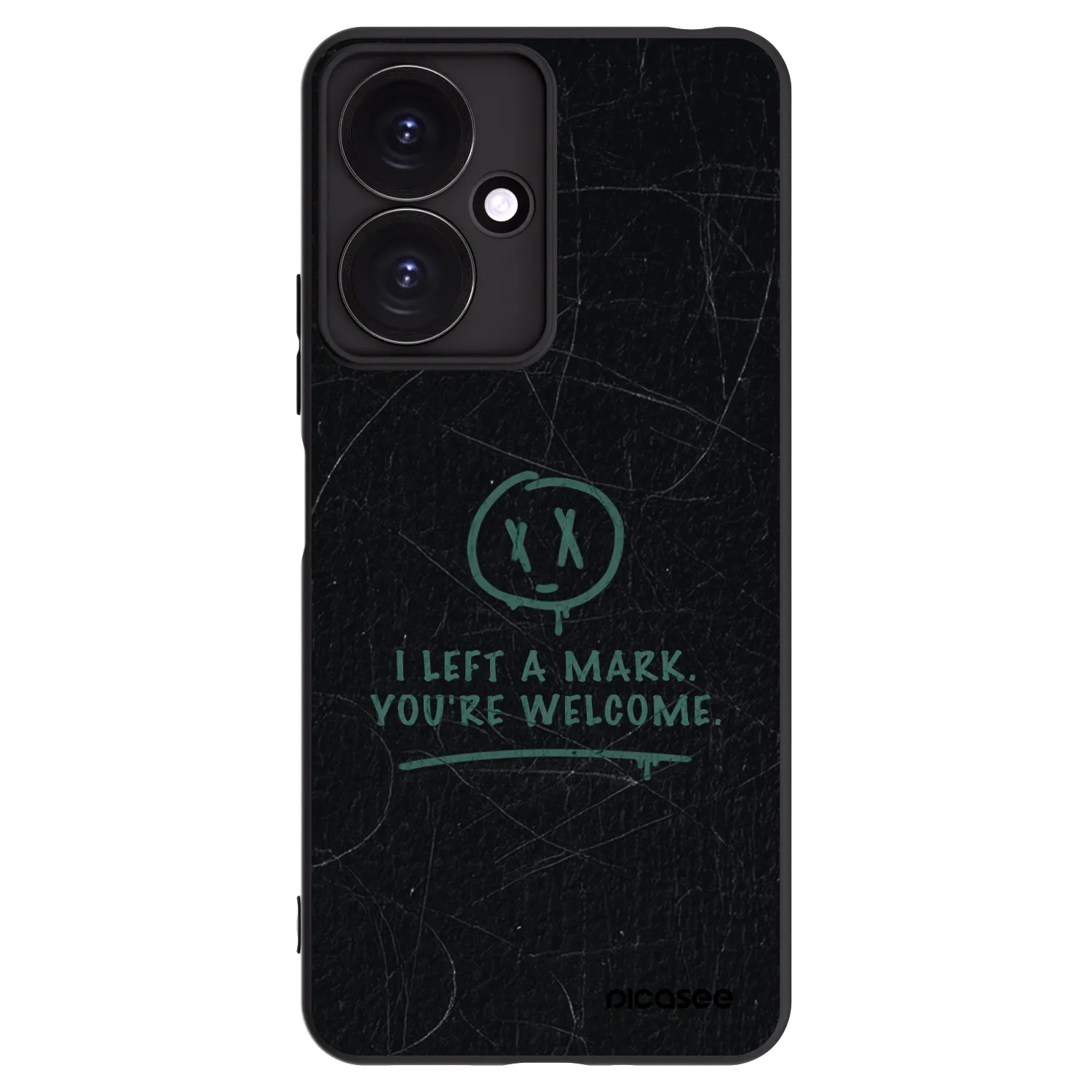 Picasee husă neagră din silicon pentru Xiaomi Redmi 13C 5G - LEFT A MARK