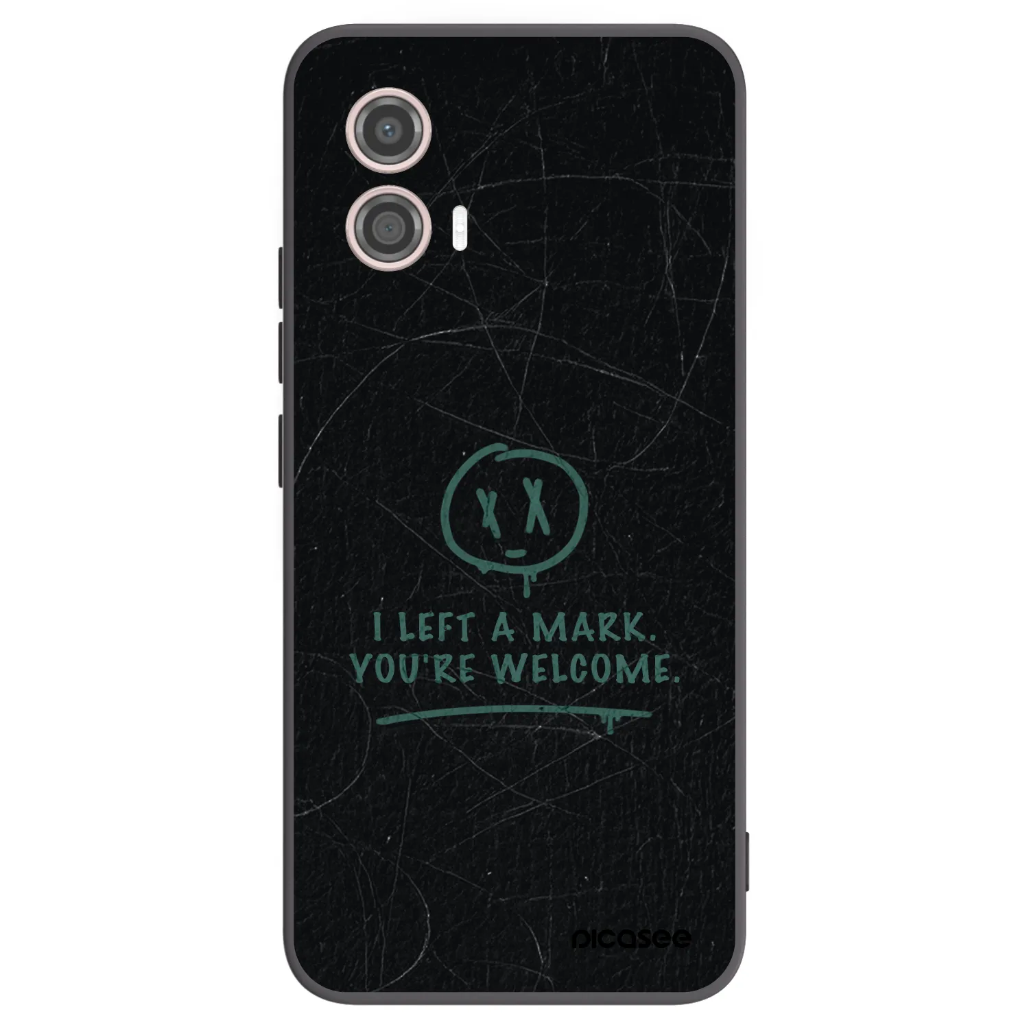 Picasee husă neagră din silicon pentru Motorola Moto G53 5G - LEFT A MARK