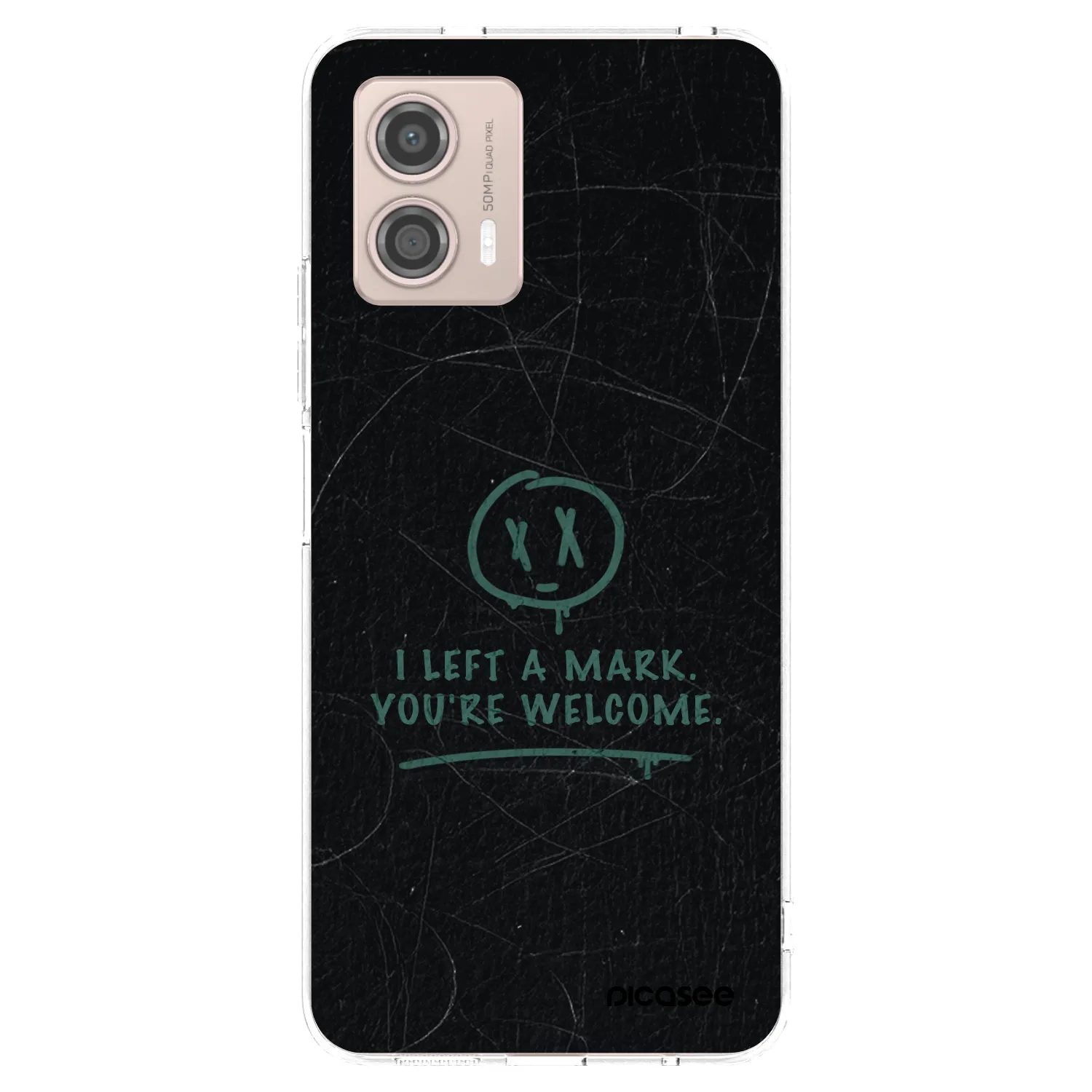 Picasee husă transparentă din silicon pentru Motorola Moto G53 5G - LEFT A MARK