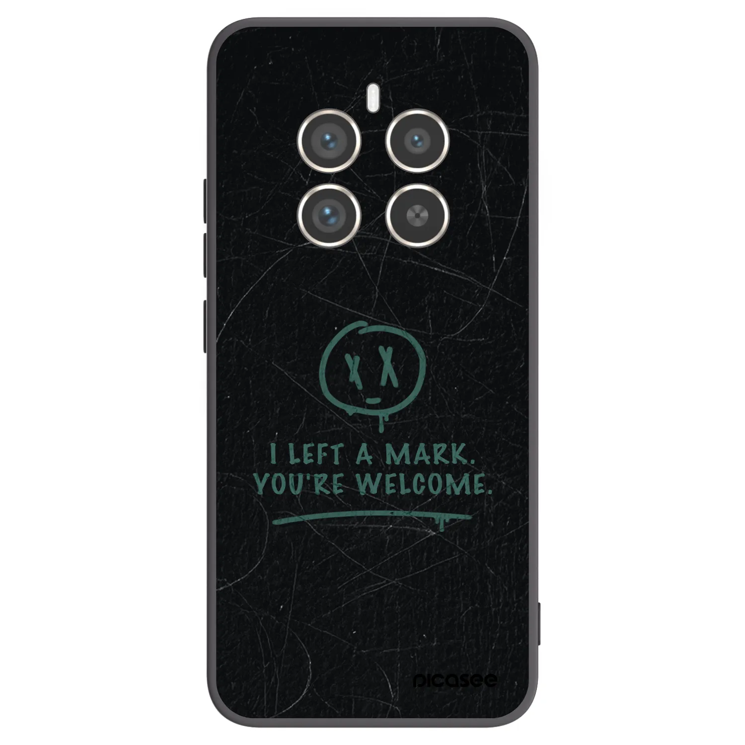 Picasee husă neagră din silicon pentru Realme 12 Pro 5G - LEFT A MARK