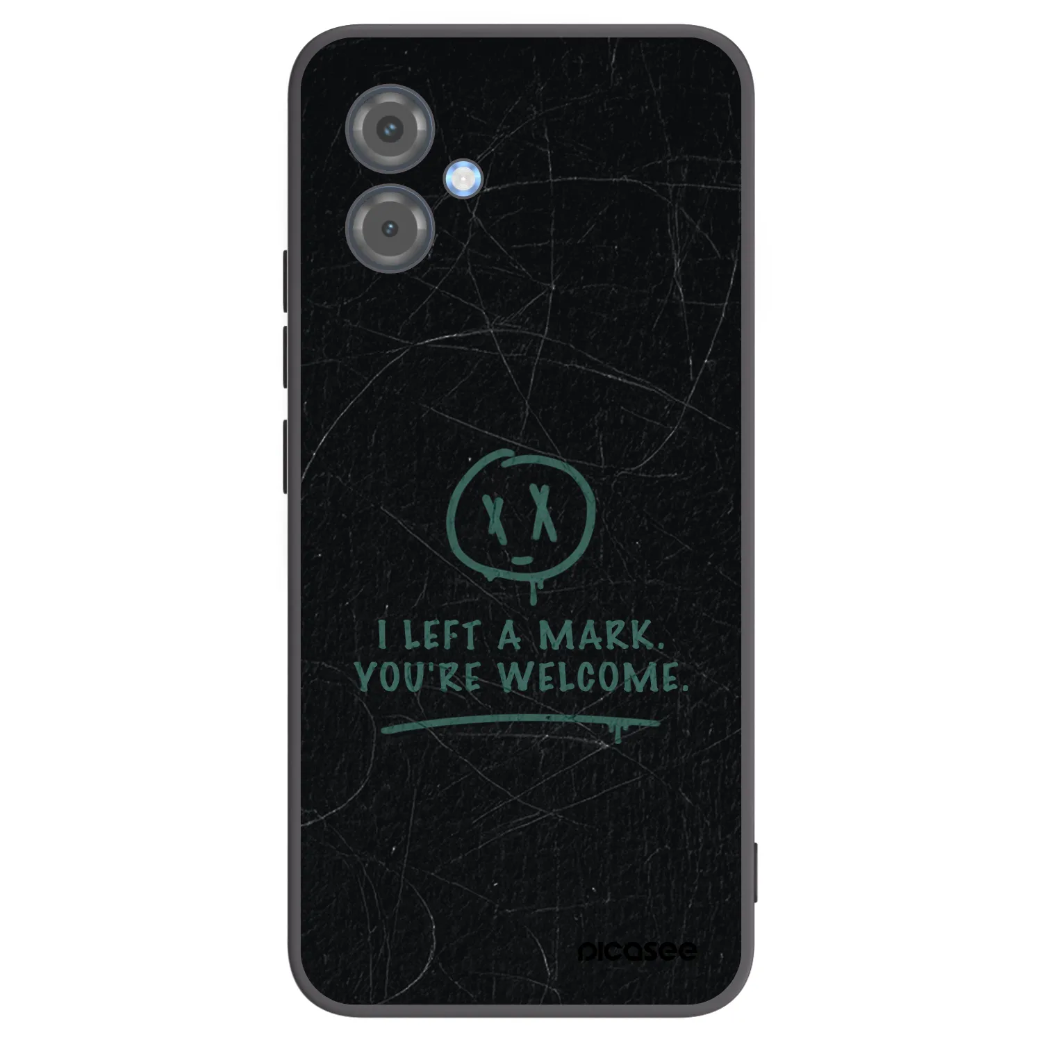 Picasee husă neagră din silicon pentru Motorola Moto G14 - LEFT A MARK