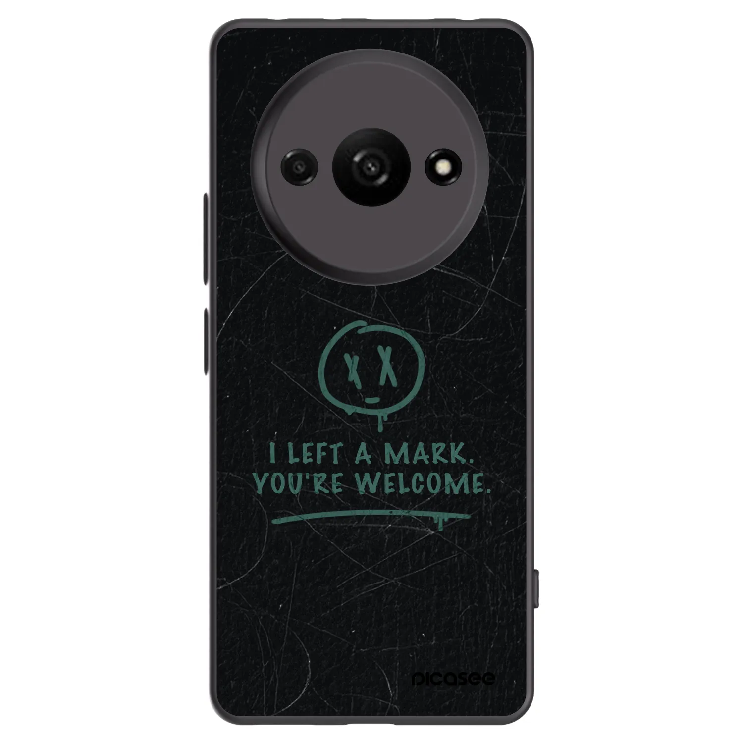 Picasee husă neagră din silicon pentru Xiaomi Redmi A3 - LEFT A MARK