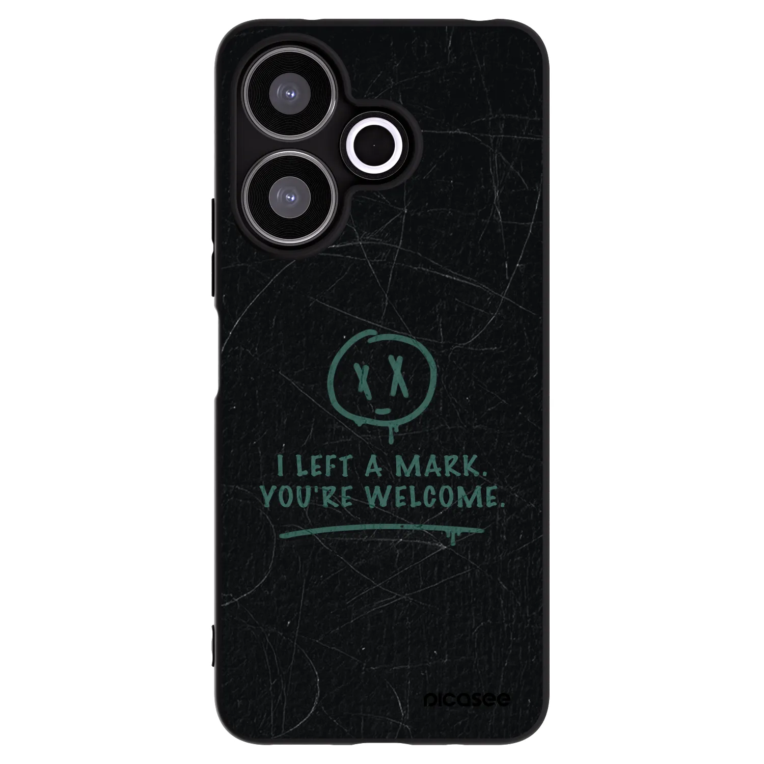 Picasee husă neagră din silicon pentru Xiaomi Redmi 13 4G - LEFT A MARK