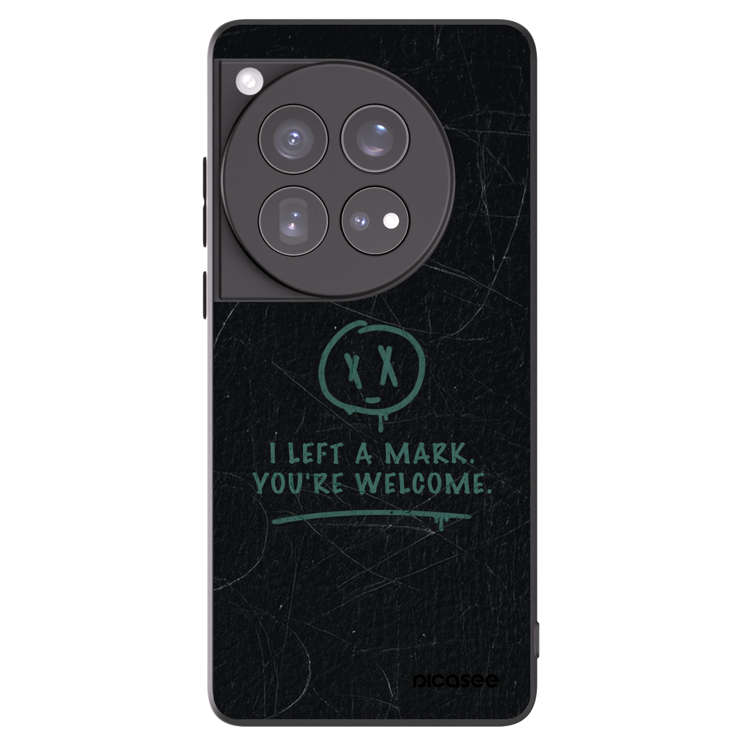 Picasee husă neagră din silicon pentru OnePlus 12 5G - LEFT A MARK