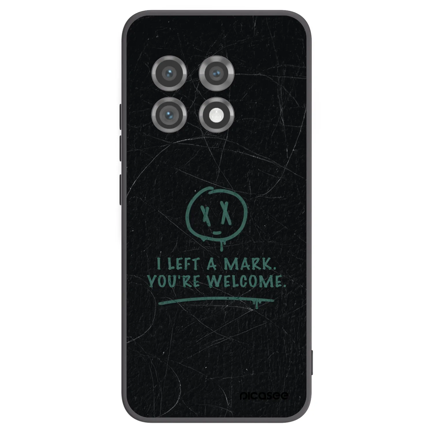 Picasee husă neagră din silicon pentru OnePlus 11 5G - LEFT A MARK