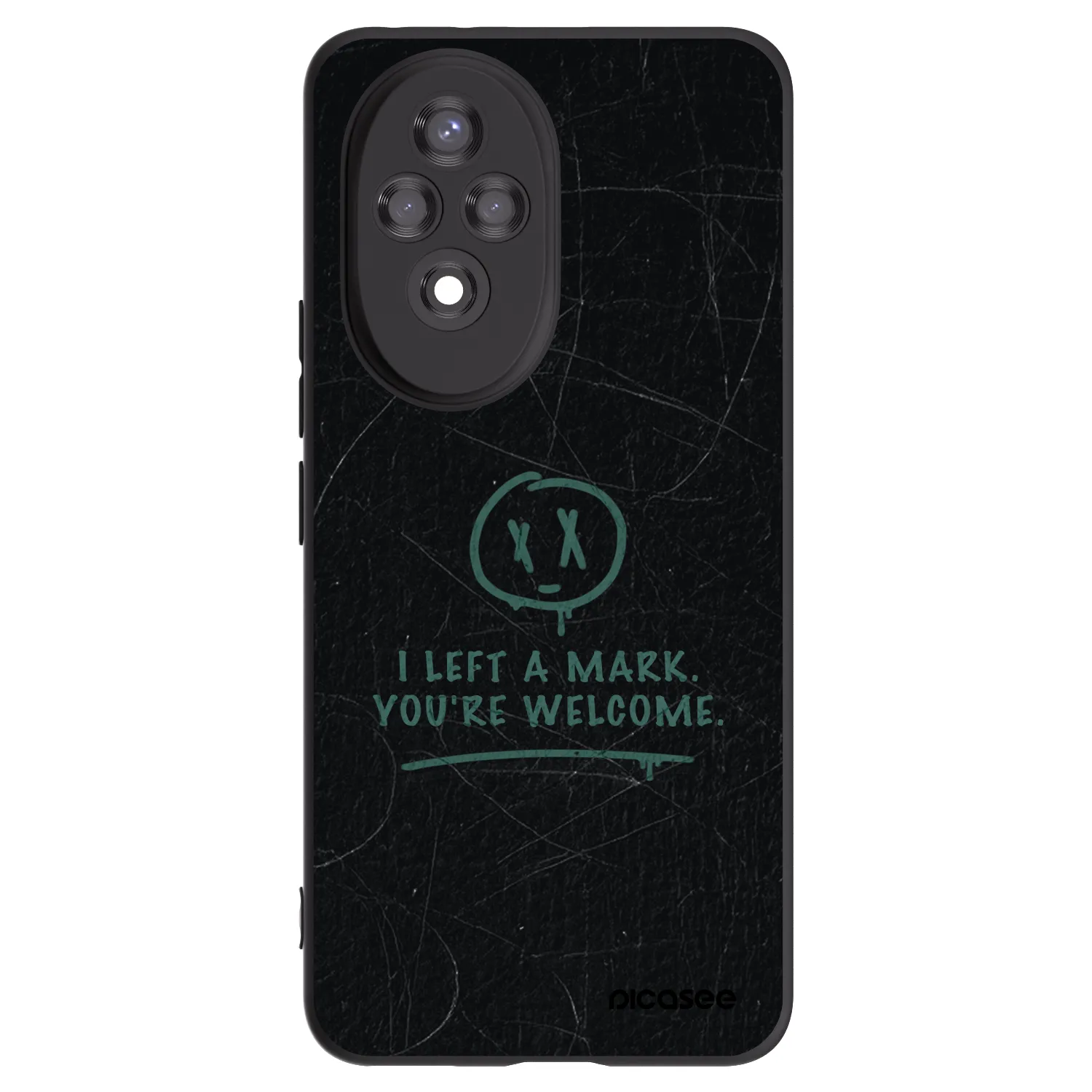 Picasee husă neagră din silicon pentru Honor 200 Pro 5G - LEFT A MARK