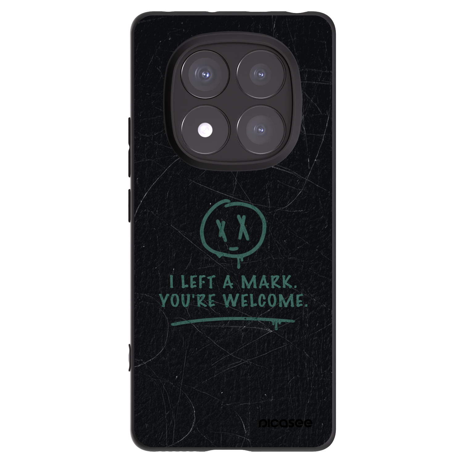 Picasee husă neagră din silicon pentru Xiaomi Redmi Note 14 Pro 5G - LEFT A MARK