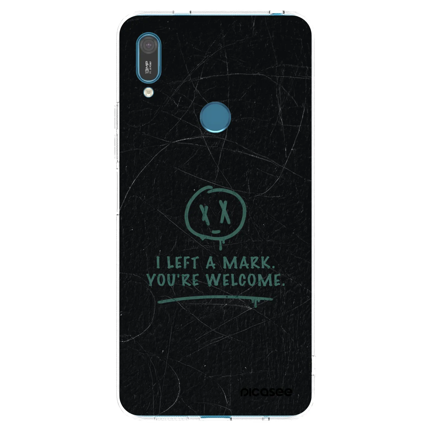 Picasee husă transparentă din silicon pentru Huawei Y7 2019 - LEFT A MARK