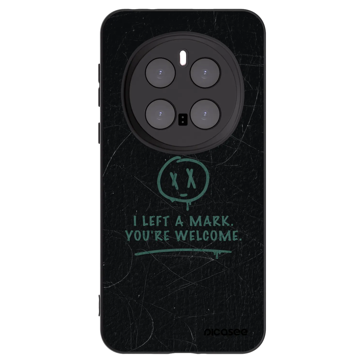 Picasee husă neagră din silicon pentru Honor Magic7 Pro 5G - LEFT A MARK