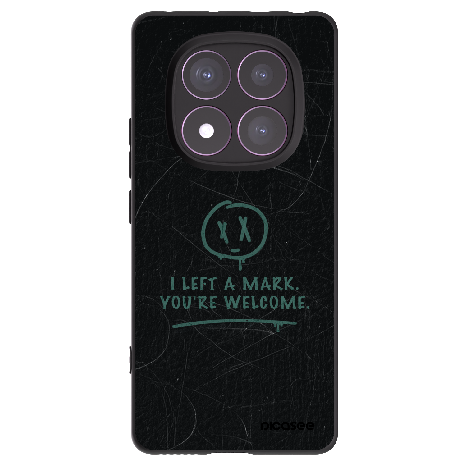 Picasee husă neagră din silicon pentru Xiaomi Redmi Note 14 Pro 4G - LEFT A MARK