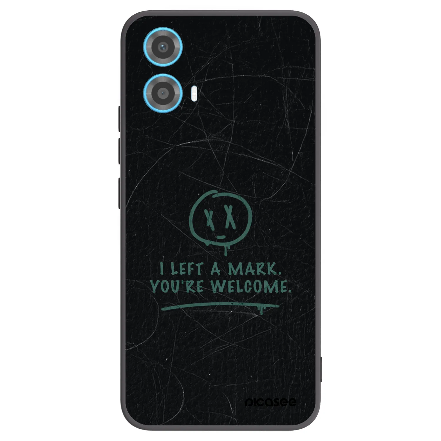 Picasee husă neagră din silicon pentru Motorola Moto G34 5G - LEFT A MARK