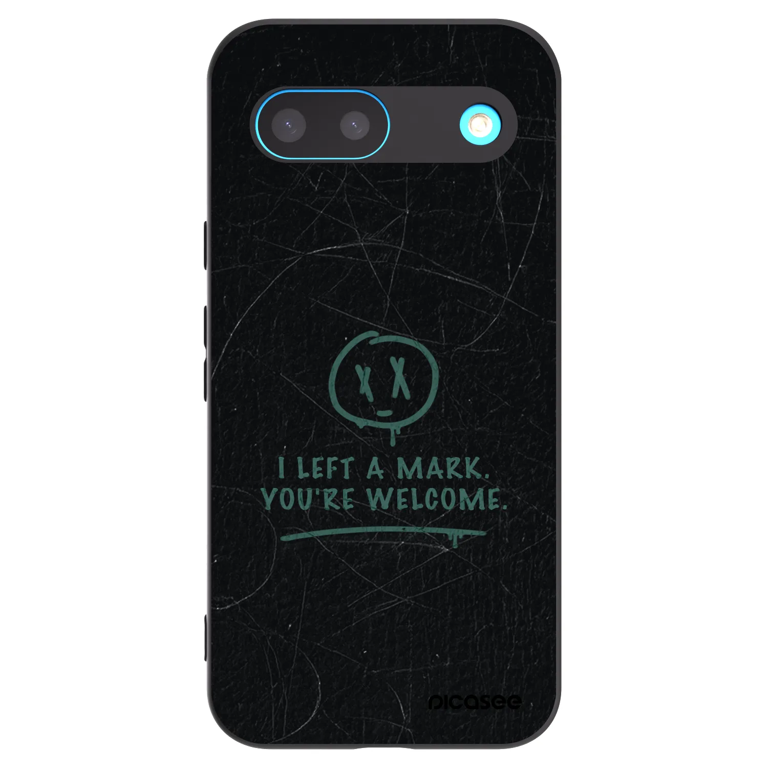 Picasee husă neagră din silicon pentru Google Pixel 8 - LEFT A MARK