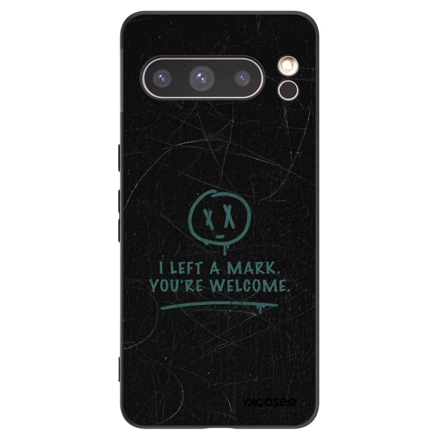 Picasee husă neagră din silicon pentru Google Pixel 8 Pro - LEFT A MARK