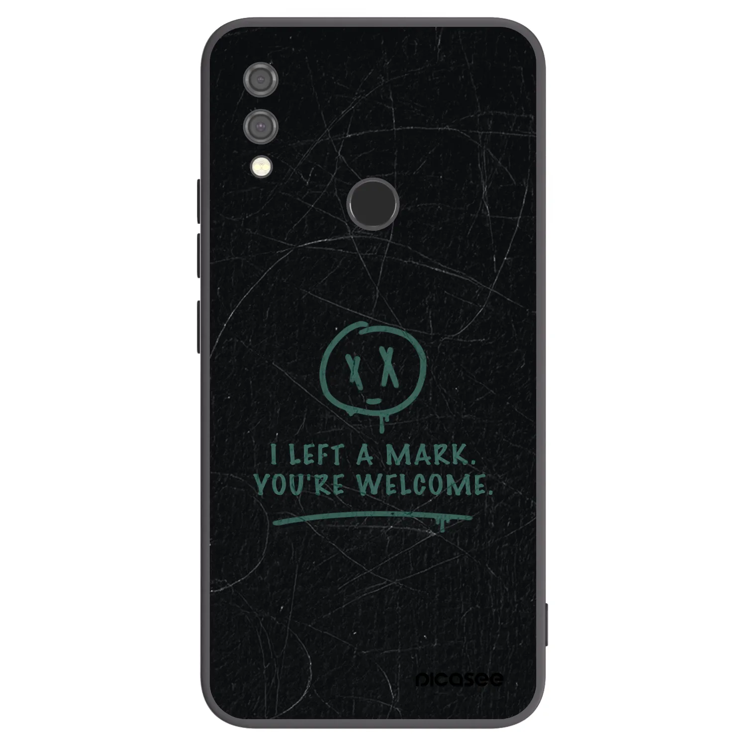 Picasee husă neagră din silicon pentru Xiaomi Redmi Note 7 - LEFT A MARK