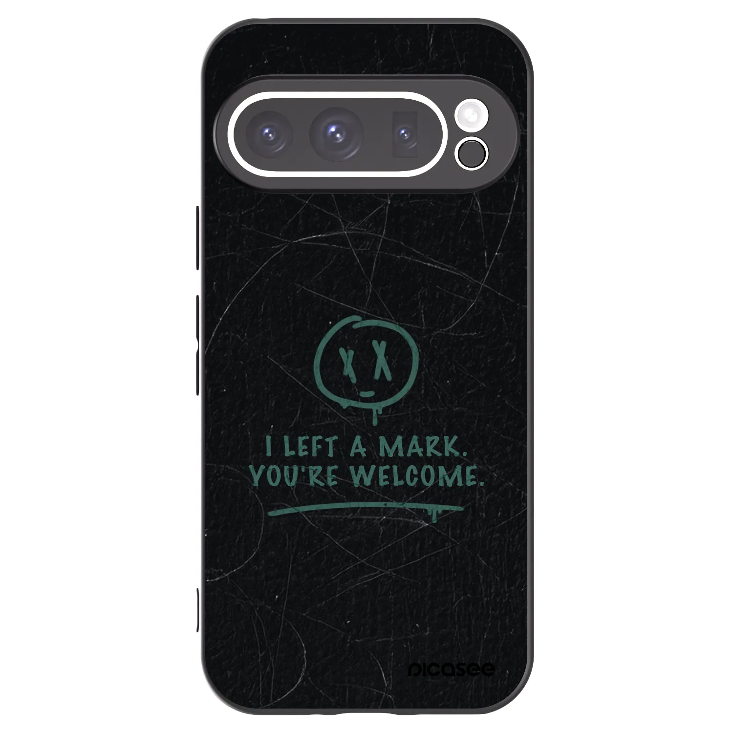 Picasee husă neagră din silicon pentru Google Pixel 9 Pro - LEFT A MARK