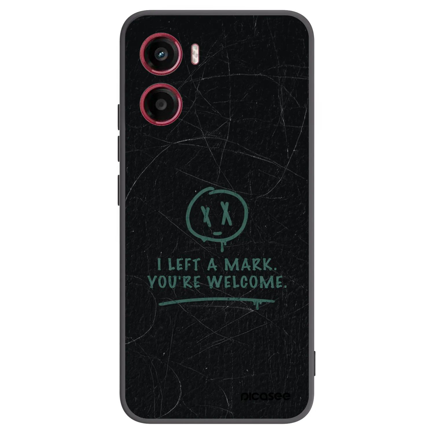 Picasee husă neagră din silicon pentru Motorola Moto G05 - LEFT A MARK