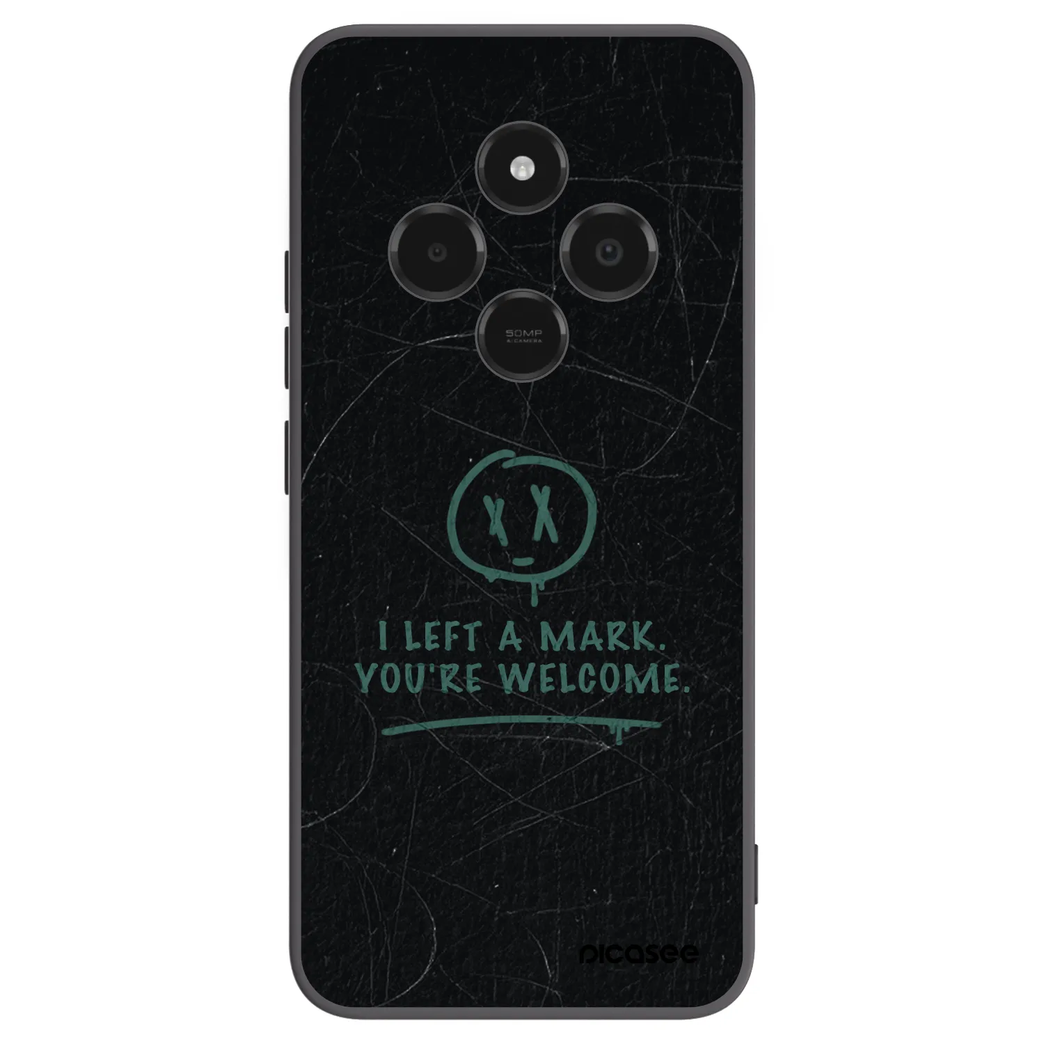 Picasee husă neagră din silicon pentru Xiaomi Poco C75 - LEFT A MARK