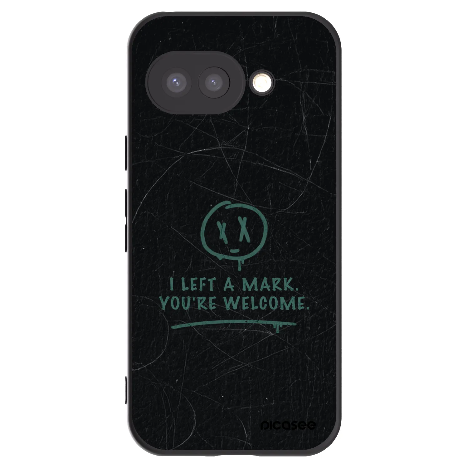 Picasee husă neagră din silicon pentru Google Pixel 9a - LEFT A MARK