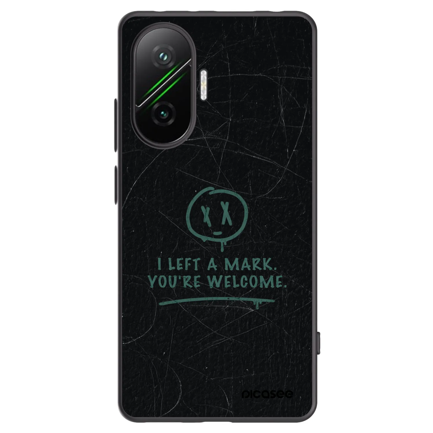 Picasee husă neagră din silicon pentru Xiaomi Poco F7 Pro 5G - LEFT A MARK