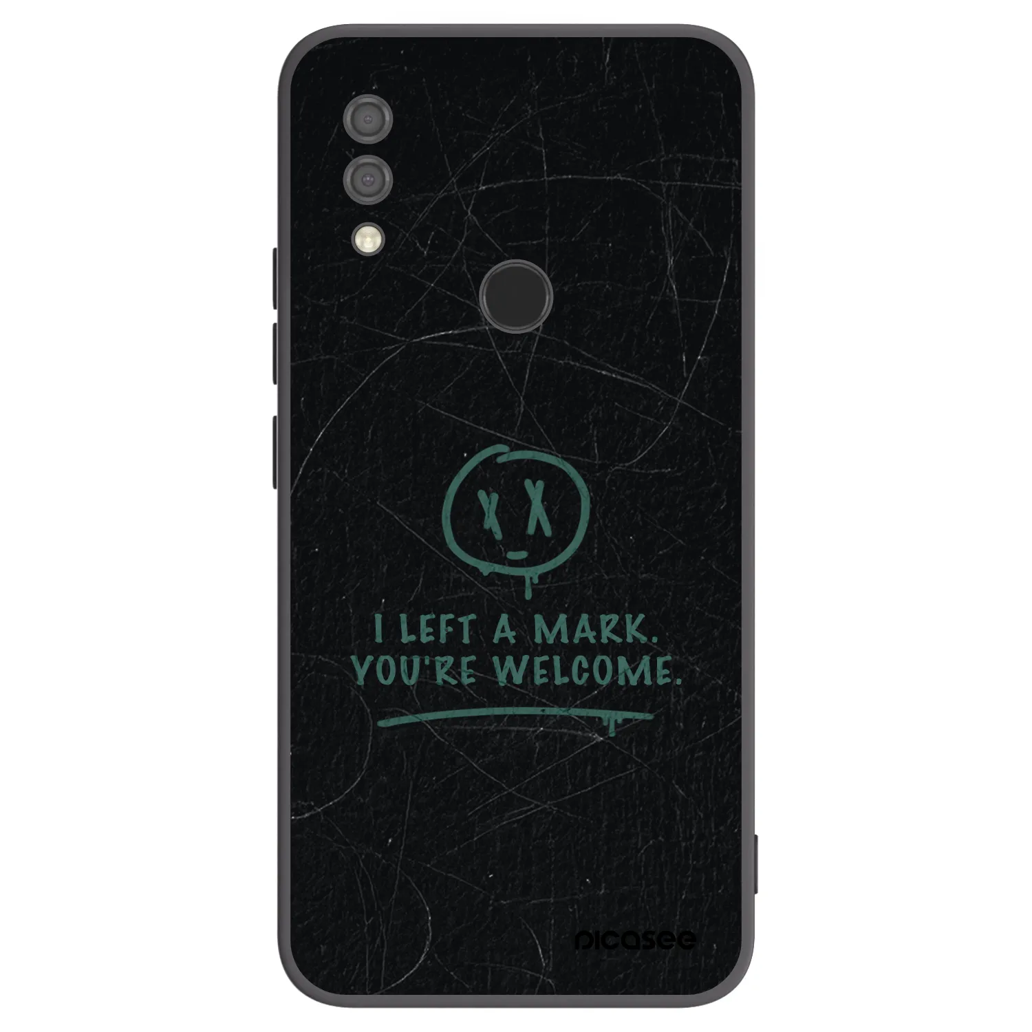 Picasee husă neagră din silicon pentru Xiaomi Redmi 7 - LEFT A MARK