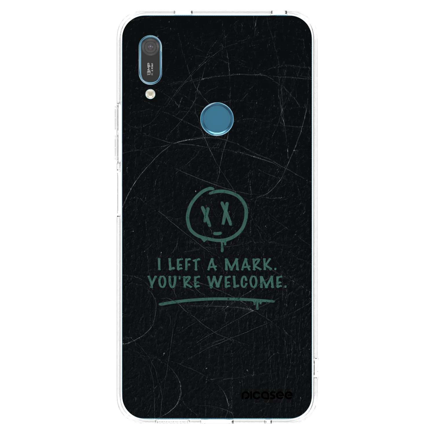 Picasee husă transparentă din silicon pentru Huawei Y6 2019 - LEFT A MARK
