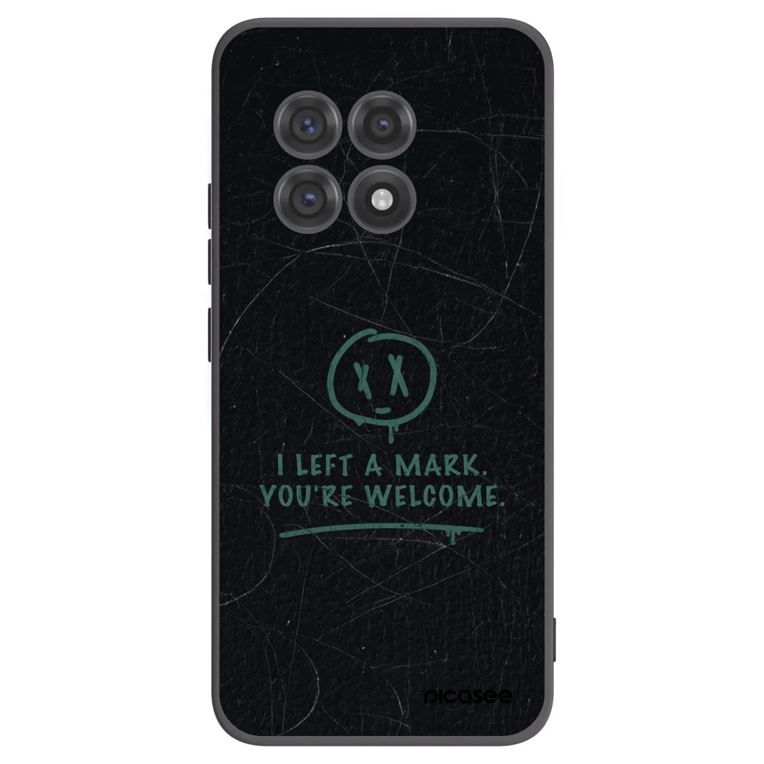Picasee husă neagră din silicon pentru OnePlus 13R 5G - LEFT A MARK