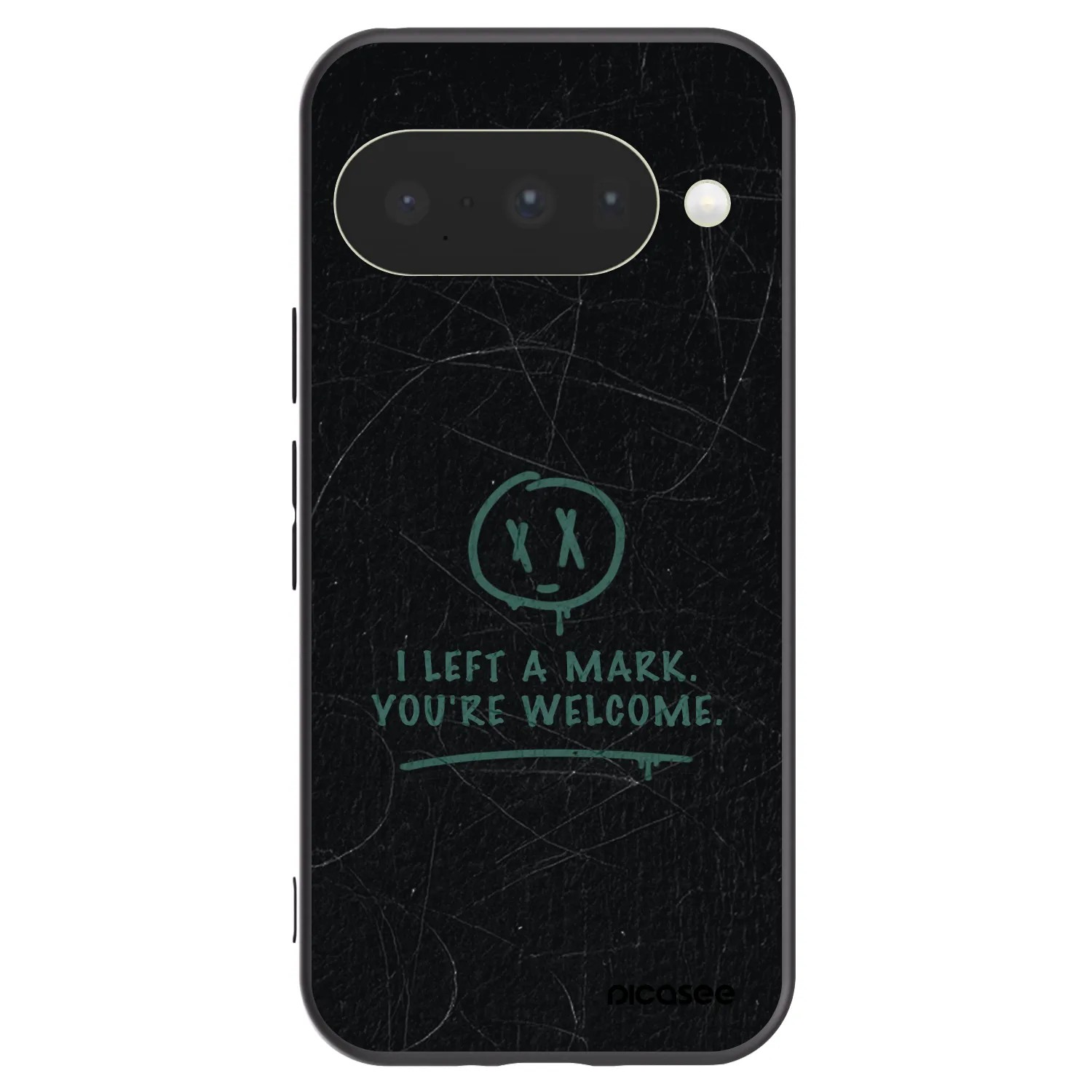 Picasee husă neagră din silicon pentru Google Pixel 10 - LEFT A MARK