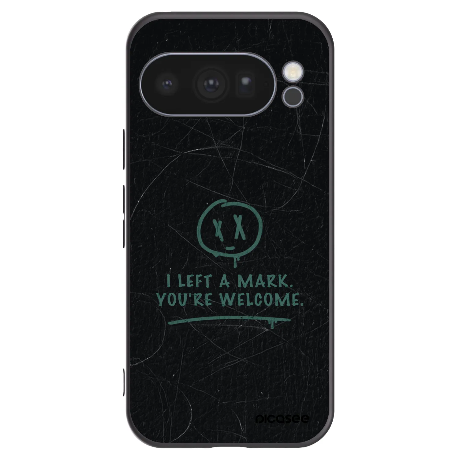 Picasee husă neagră din silicon pentru Google Pixel 10 Pro - LEFT A MARK