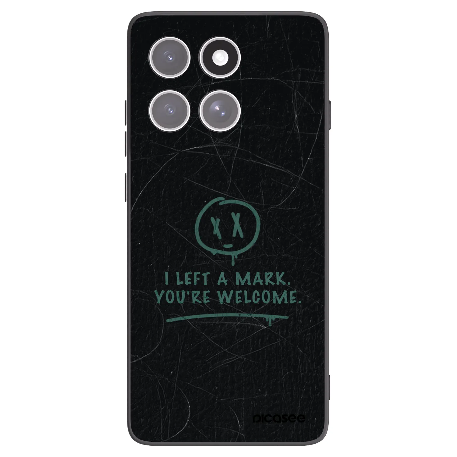 Picasee husă neagră din silicon pentru Motorola Edge 60 Fusion - LEFT A MARK