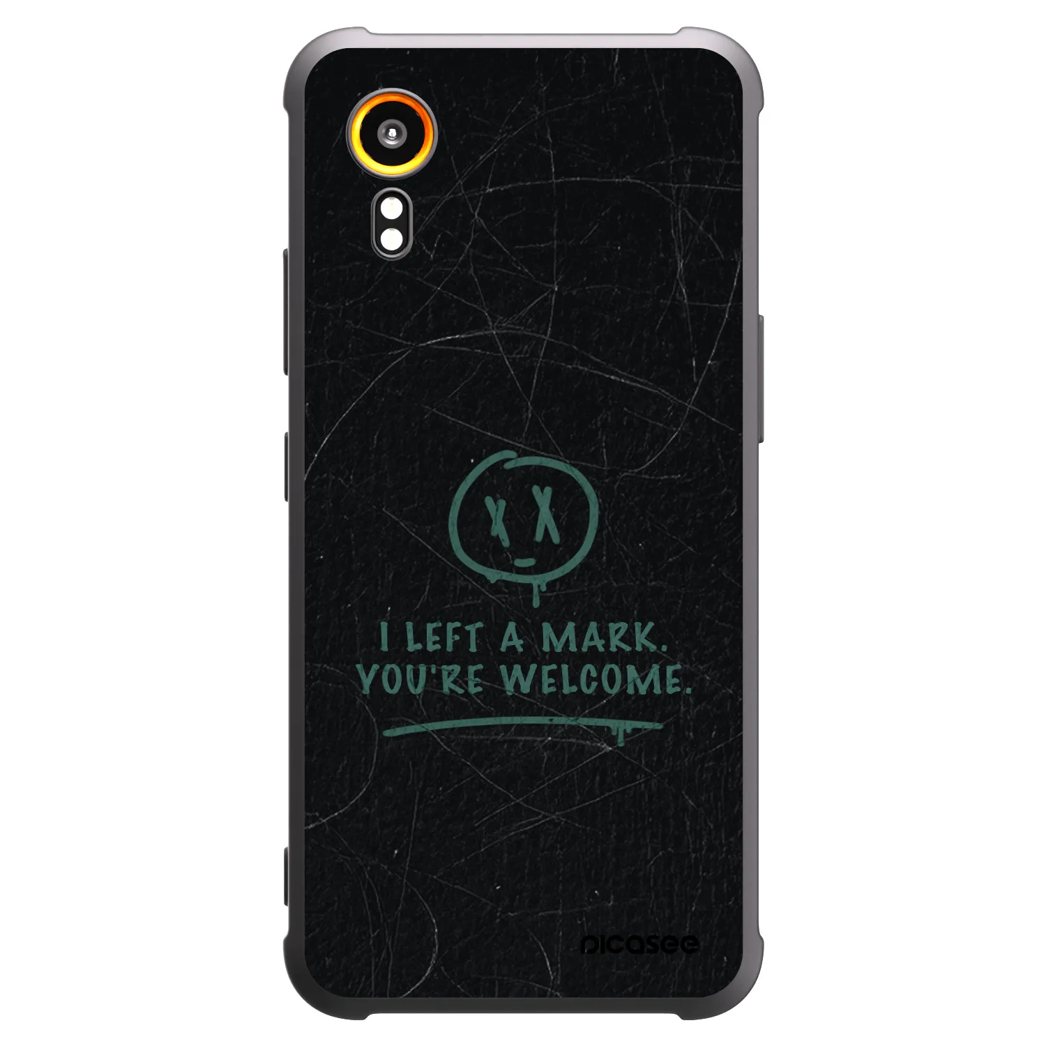 Picasee husă neagră din silicon pentru Samsung Galaxy Xcover 7 - LEFT A MARK