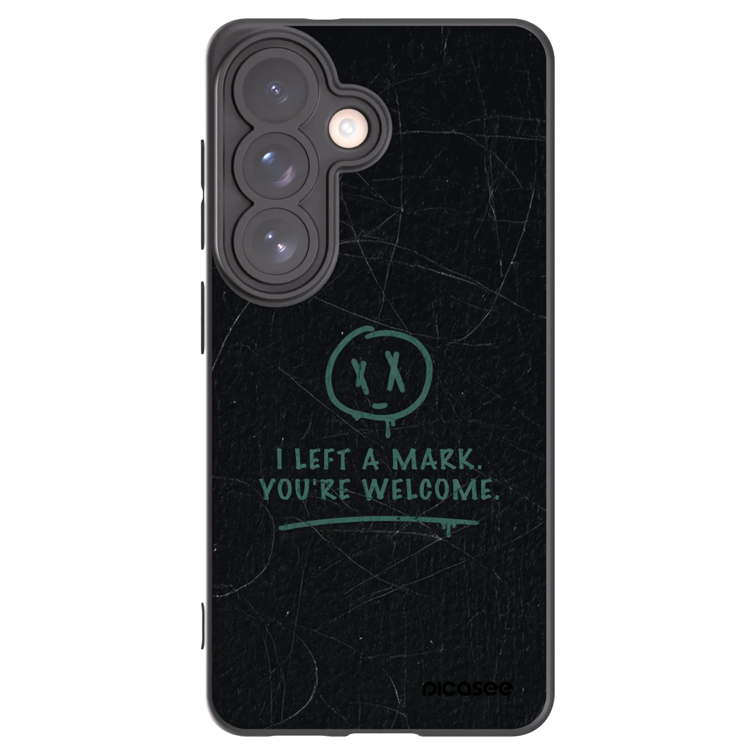 Picasee husă neagră din silicon pentru Samsung Galaxy S26 - LEFT A MARK