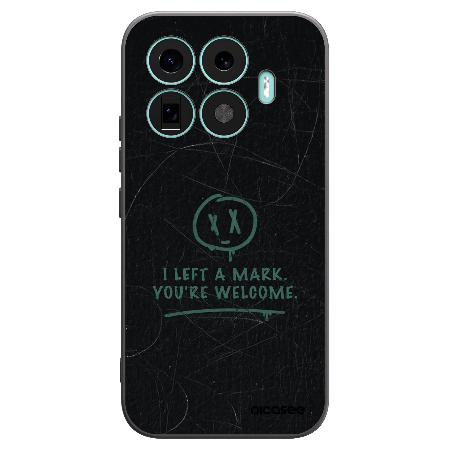 Picasee husă neagră din silicon pentru Xiaomi 17T - LEFT A MARK