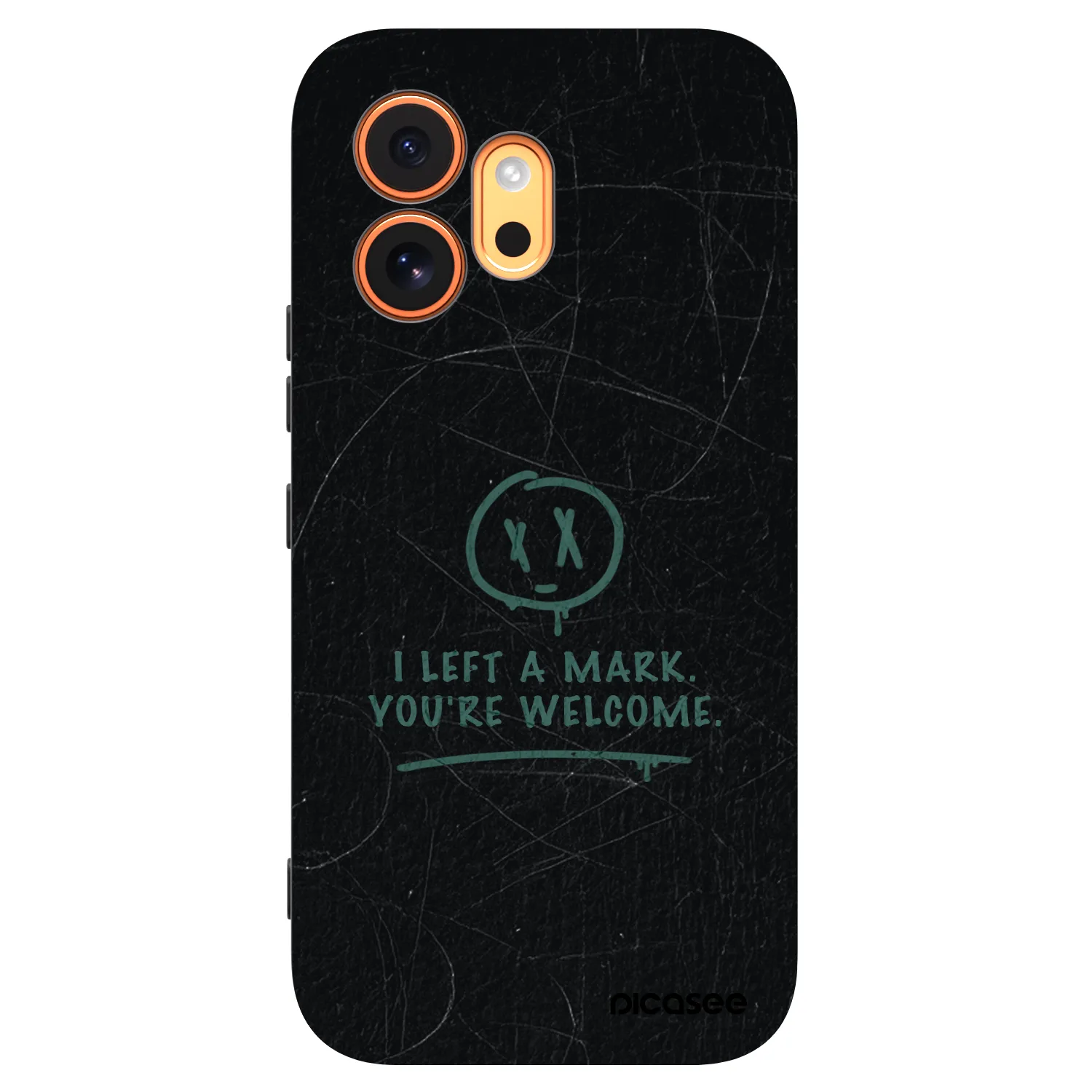 Picasee husă neagră din silicon pentru Honor 600 - LEFT A MARK