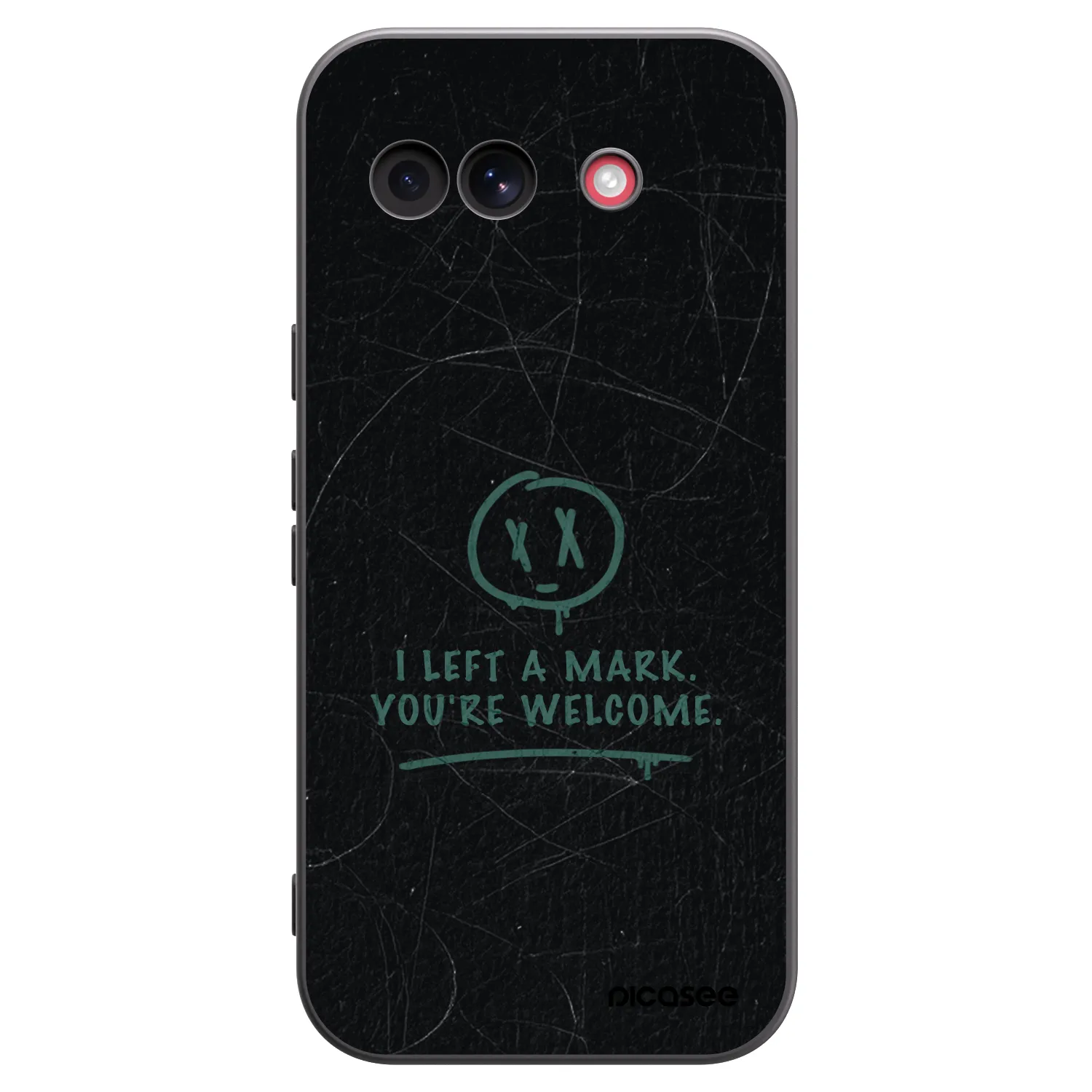 Picasee husă neagră din silicon pentru Google Pixel 10a - LEFT A MARK