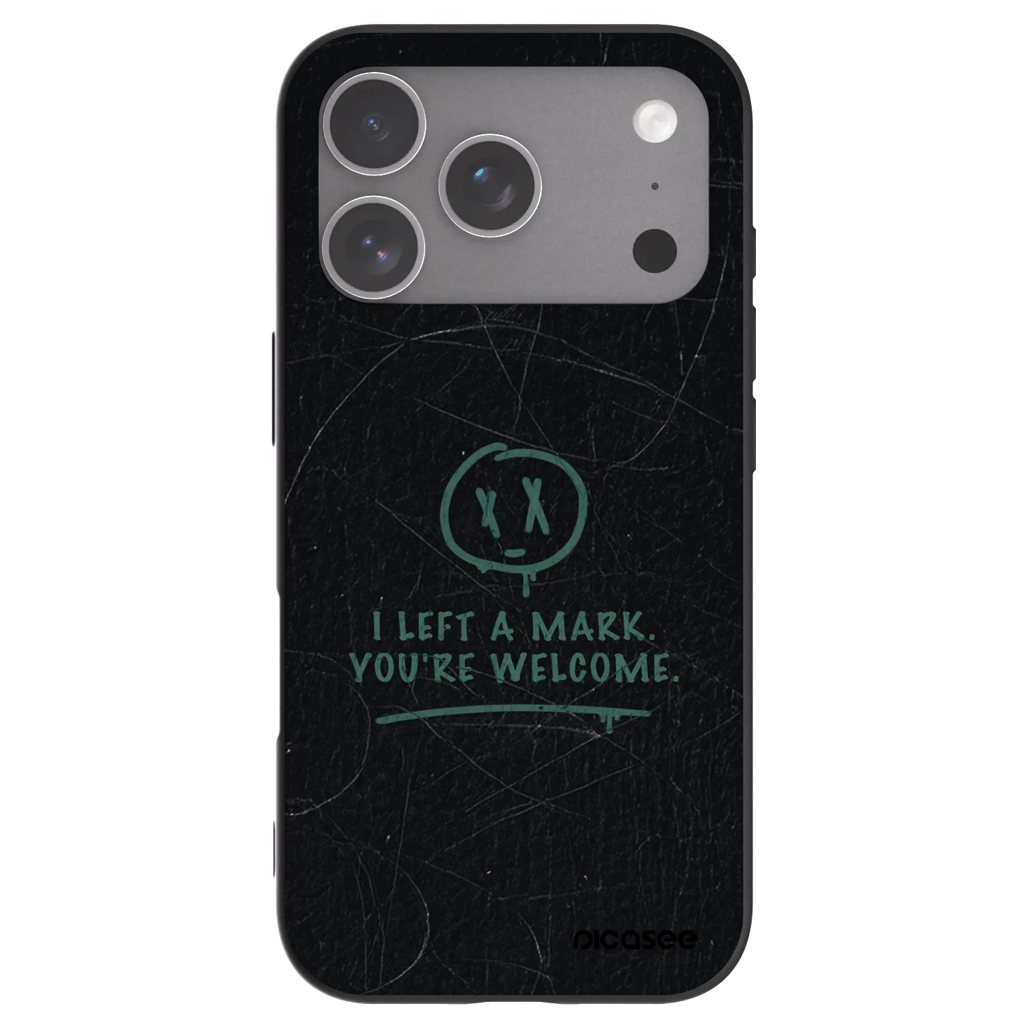 Picasee husă neagră din silicon pentru Apple iPhone 18 Pro - LEFT A MARK