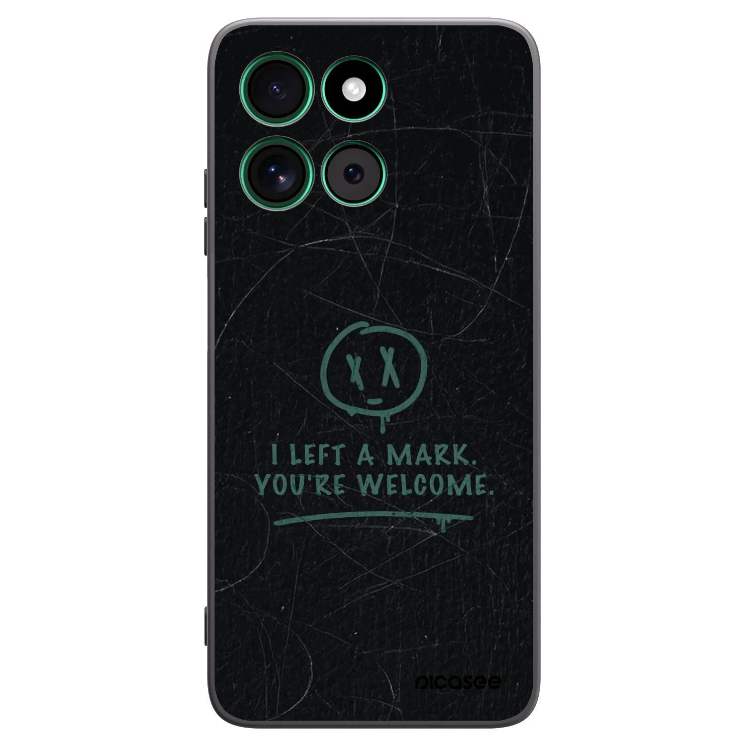 Picasee husă neagră din silicon pentru Motorola Moto G57 Power - LEFT A MARK