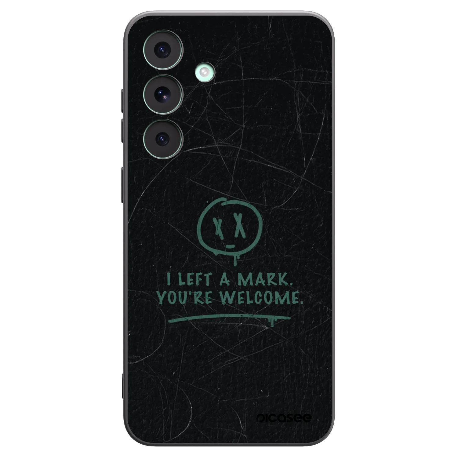 Picasee husă neagră din silicon pentru Samsung Galaxy S26 FE - LEFT A MARK