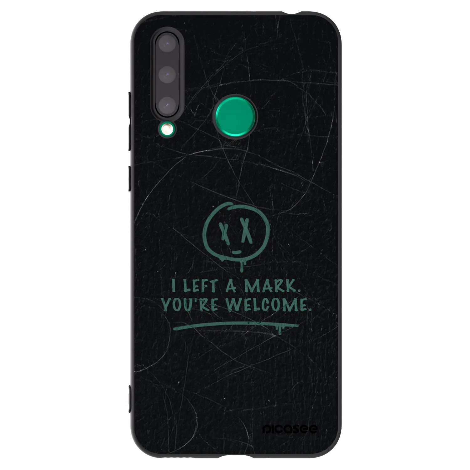 Picasee husă neagră din silicon pentru Honor 20 Lite - LEFT A MARK