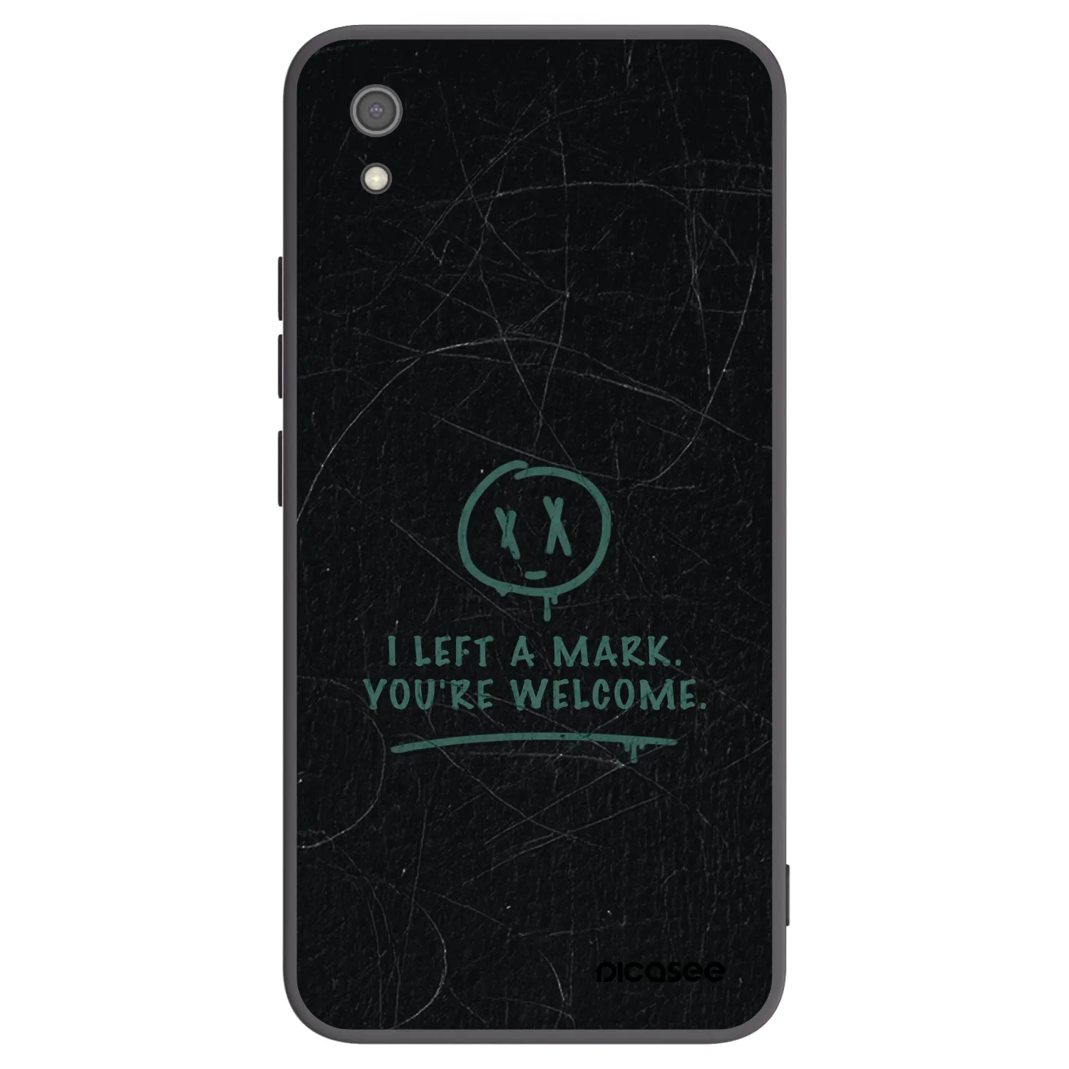 Picasee husă neagră din silicon pentru Xiaomi Redmi 7A - LEFT A MARK