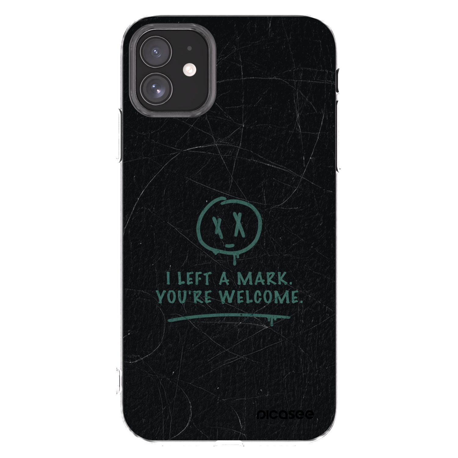 Picasee husă transparentă din silicon pentru Apple iPhone 11 - LEFT A MARK
