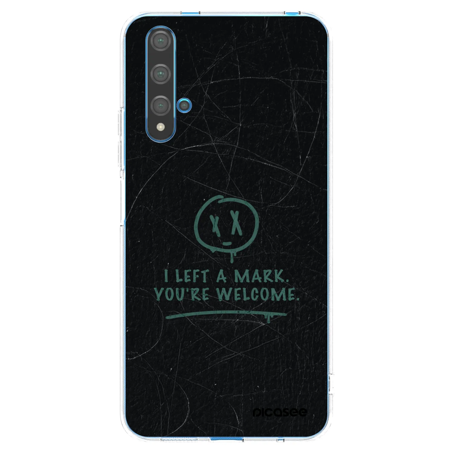 Picasee husă transparentă din silicon pentru Huawei Nova 5T - LEFT A MARK