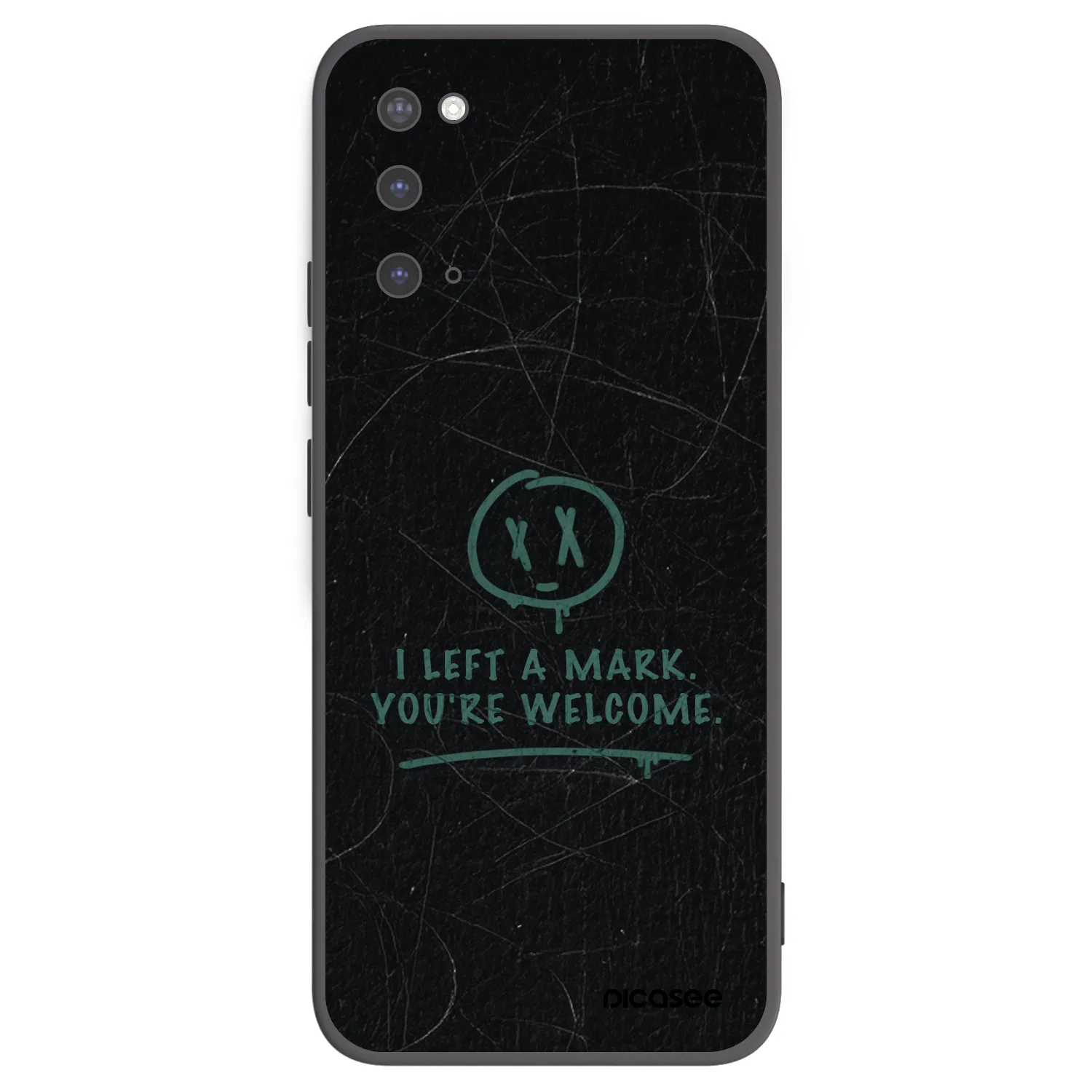 Picasee husă neagră din silicon pentru Samsung Galaxy S20 G980F - LEFT A MARK