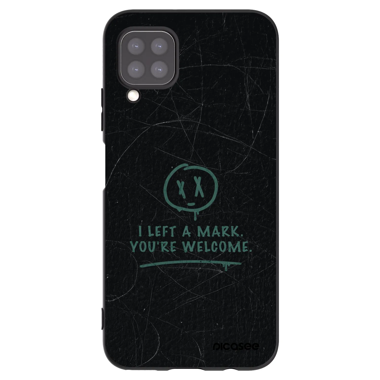 Picasee husă neagră din silicon pentru Huawei P40 Lite - LEFT A MARK