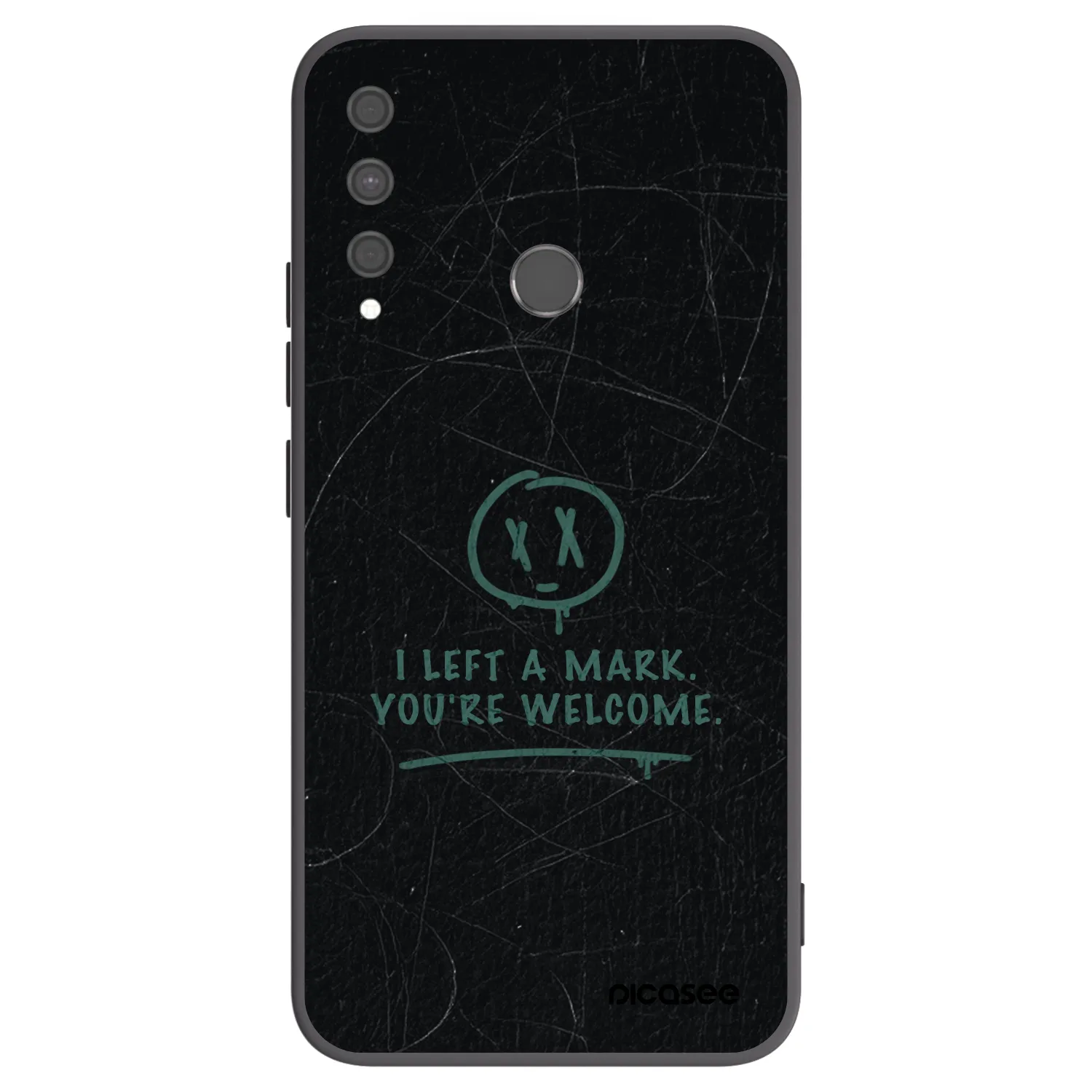 Picasee husă neagră din silicon pentru Huawei P40 Lite E - LEFT A MARK