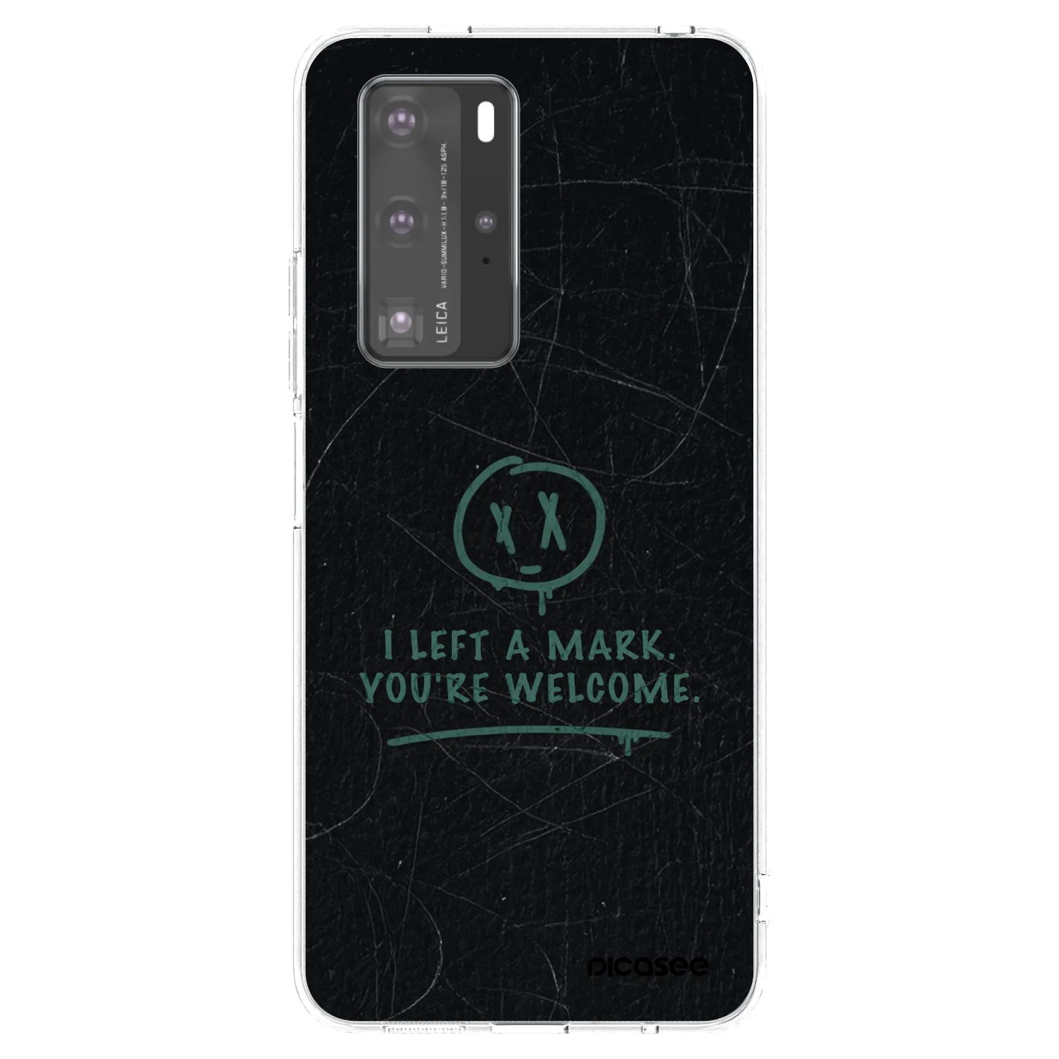 Picasee husă transparentă din silicon pentru Huawei P40 Pro - LEFT A MARK